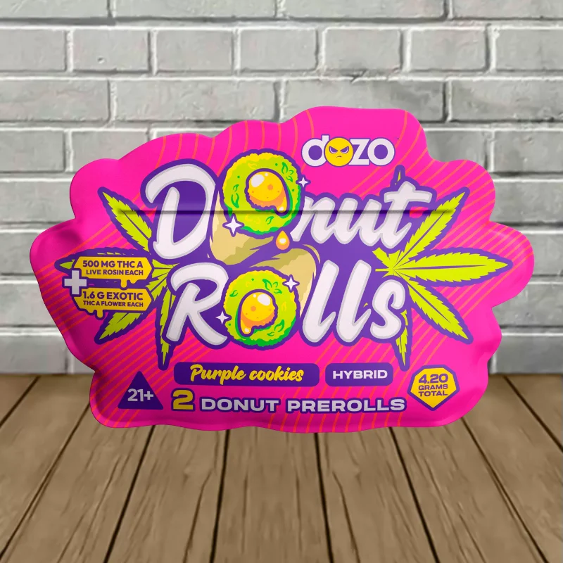 Dozo Donut Rolls THCa Prerolls 2pk - Image 3