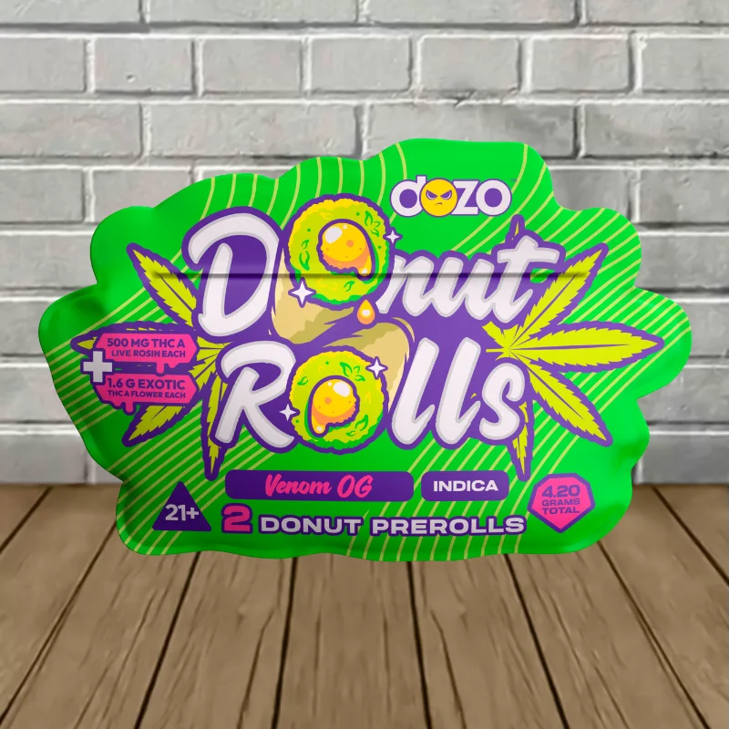 Dozo Donut Rolls THCa Prerolls 2pk