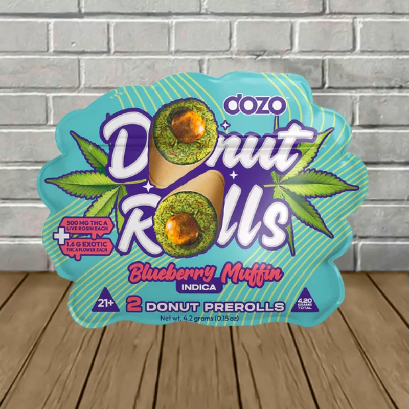 Dozo Donut Rolls THCa Prerolls 2pk - Image 4