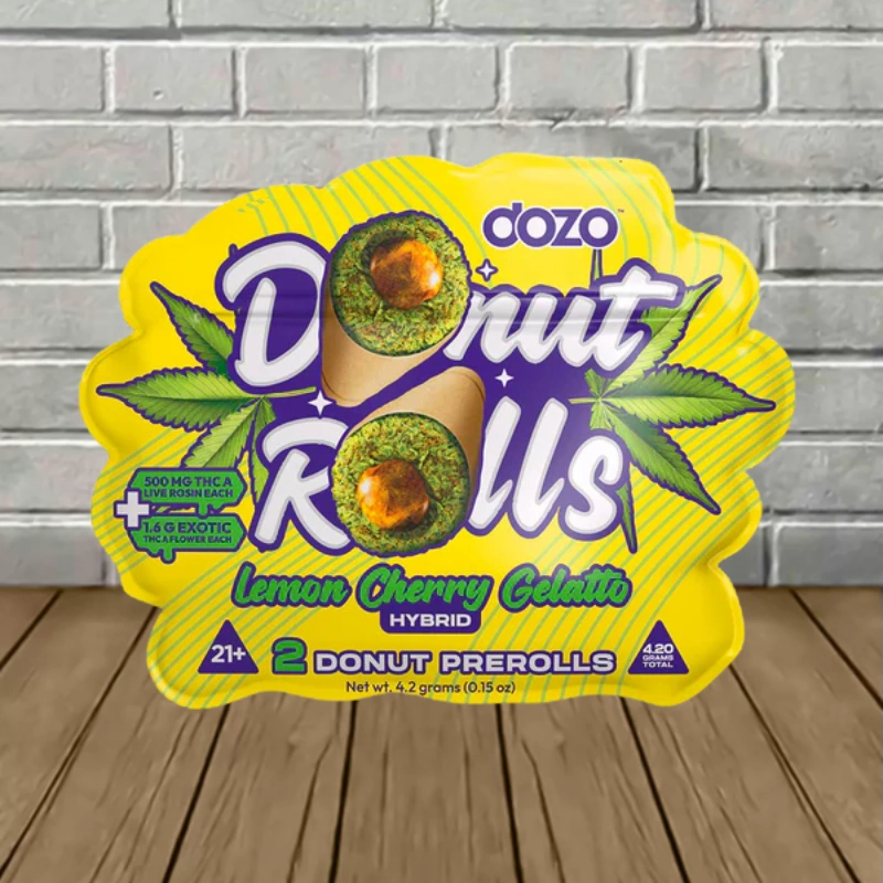 Dozo Donut Rolls THCa Prerolls 2pk - Image 6