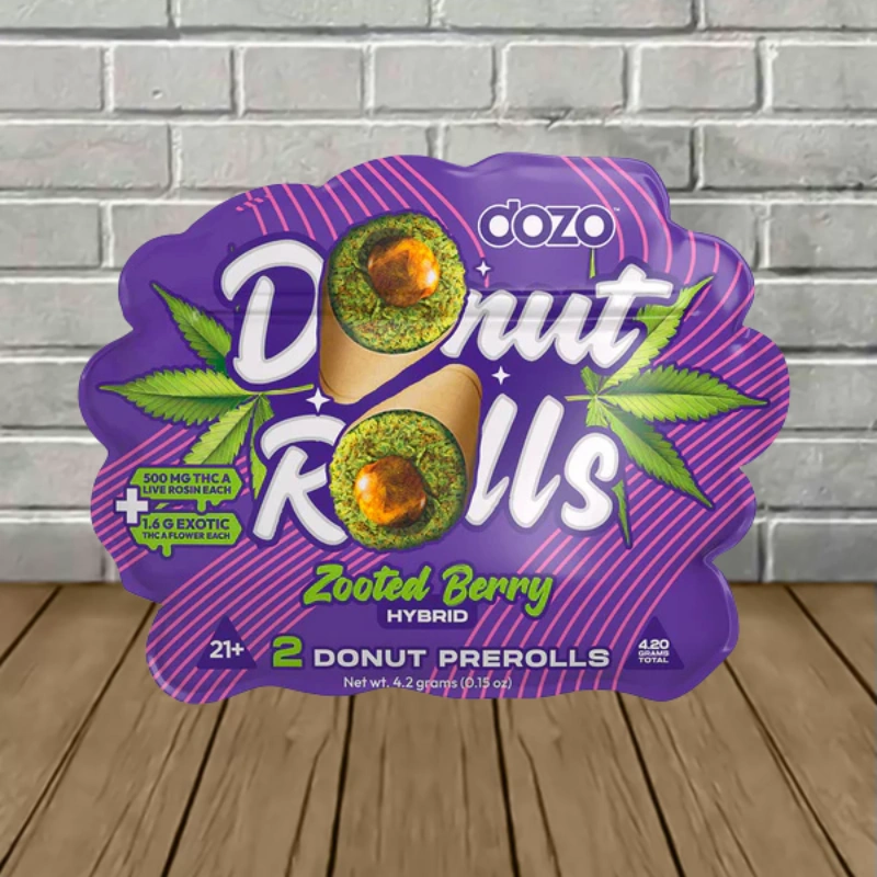 Dozo Donut Rolls THCa Prerolls 2pk - Image 9