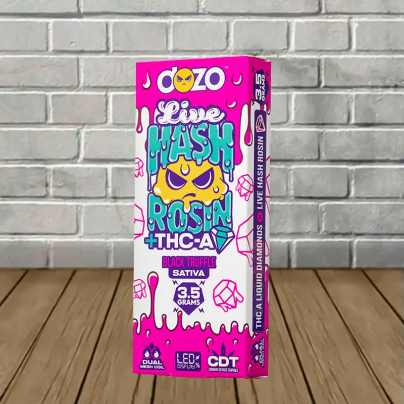 Dozo Live Hash Rosin + THCa Diamond Disposable 3.5g - Image 7