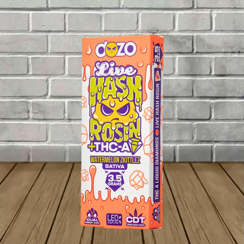 Dozo Live Hash Rosin + THCa Diamond Disposable 3.5g - Image 8