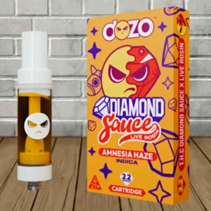 Dozo Live Rosin Diamond Sauce Cartridge 2.2g — DISCONTINUED