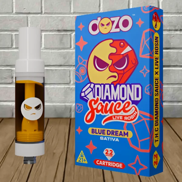 Dozo Live Rosin Diamond Sauce Cartridge 2.2g — DISCONTINUED - Image 2