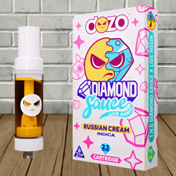 Dozo Live Rosin Diamond Sauce Cartridge 2.2g — DISCONTINUED - Image 6