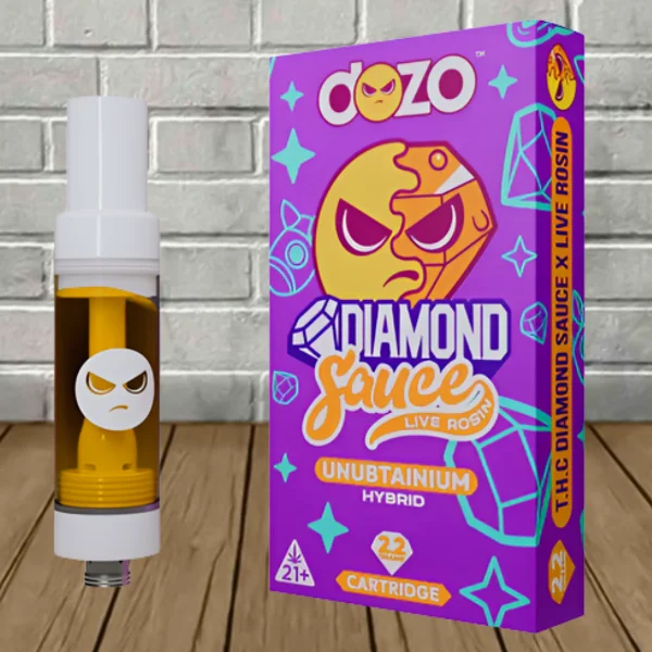 Dozo Live Rosin Diamond Sauce Cartridge 2.2g — DISCONTINUED - Image 4