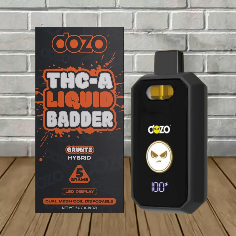 Dozo THCa Liquid Badder 5g Disposable Vape - Image 5