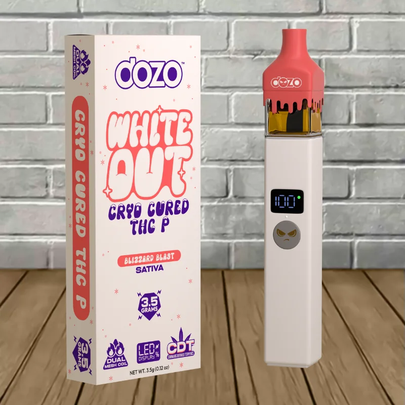Dozo White Out Cryo Cured THCP Disposable 3.5g - Image 5