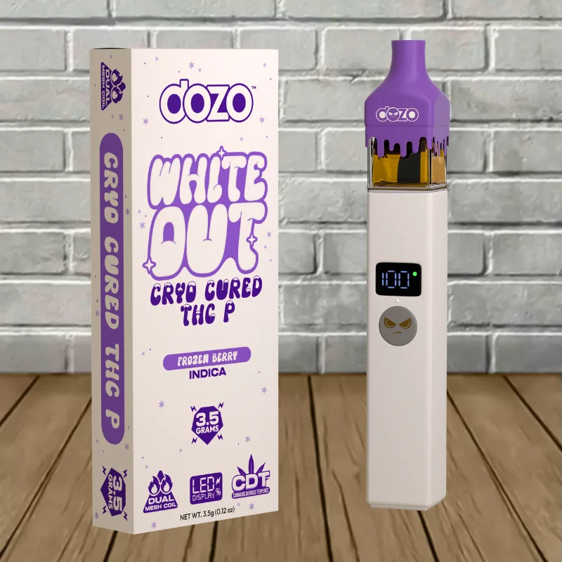 Dozo White Out Cryo Cured THCP Disposable 3.5g - Image 3