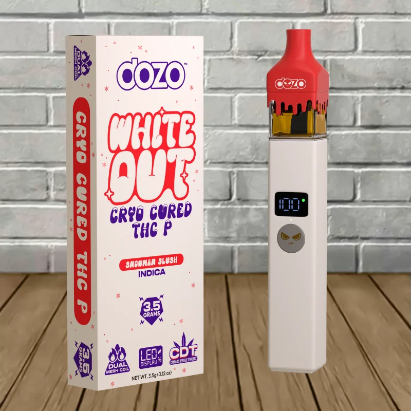 Dozo White Out Cryo Cured THCP Disposable 3.5g - Image 2