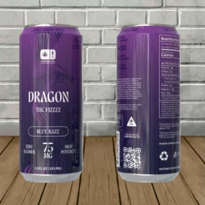 Dragon THC FIZZZZ High-Potency D9 Seltzer 75mg