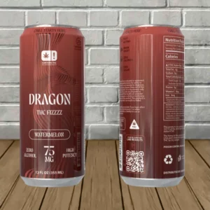 Dragon THC FIZZZZ High-Potency D9 Seltzer 75mg - Image 4