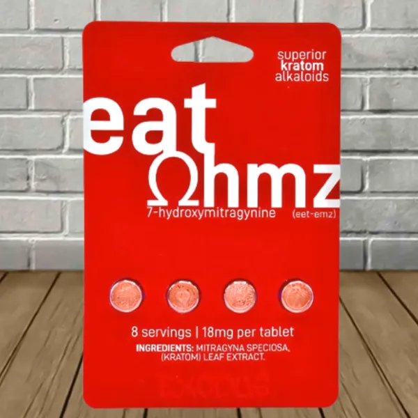 Exodus Eat Ohmz 7 Hydroxy Kratom Tablets — DISCONTINUED