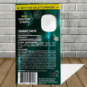 Alternative view of Escape 2 Relax Kratom K-Strips 300mg