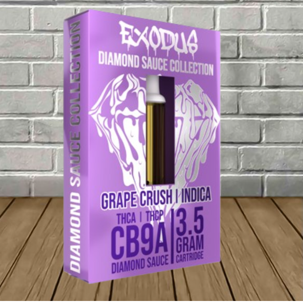 Exodus CB9a + THCa + THCp Diamond Sauce Cartridge 3.5g - Image 3