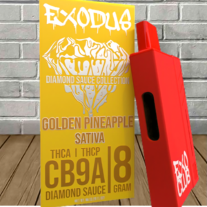 Exodus CB9a + THCa + THCp Diamond Sauce Disposable 8g - Image 6