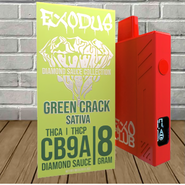 Exodus CB9a + THCa + THCp Diamond Sauce Disposable 8g - Image 3