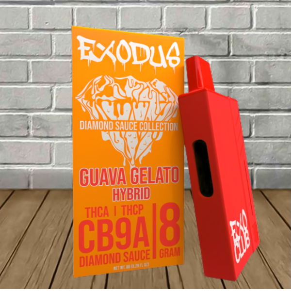 Exodus CB9a + THCa + THCp Diamond Sauce Disposable 8g - Image 7