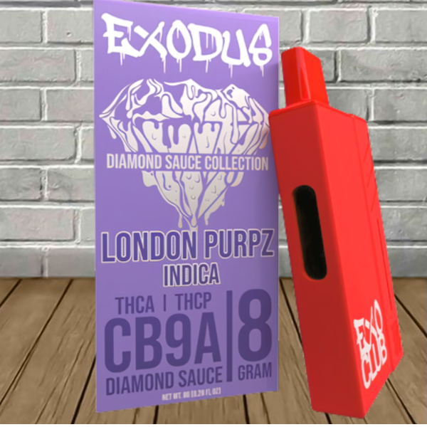 Exodus CB9a + THCa + THCp Diamond Sauce Disposable 8g - Image 5