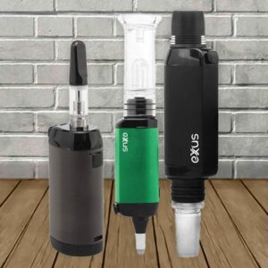 Exxus VRS 3 in 1 Dab Rig, Nectar Collector, and Cartridge Vape