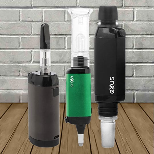 Exxus VRS 3 in 1 Dab Rig, Nectar Collector, and Cartridge Vape