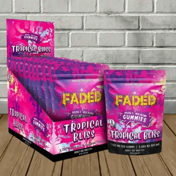 Faded Delta 9 Mixed Blend Gummies 5000mg — DISCONTINUED - Image 3
