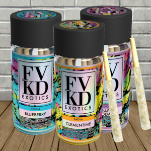 FVKD Exotics THCa Liquid Diamond Prerolls 5ct
