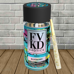 FVKD Exotics THCa Liquid Diamond Prerolls 5ct - Image 7