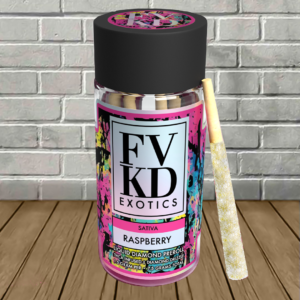 FVKD Exotics THCa Liquid Diamond Prerolls 5ct - Image 3