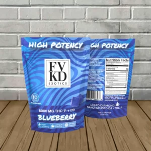 FVKD Exotics High Potency THCP + D9|D8 Gummies 6000mg
