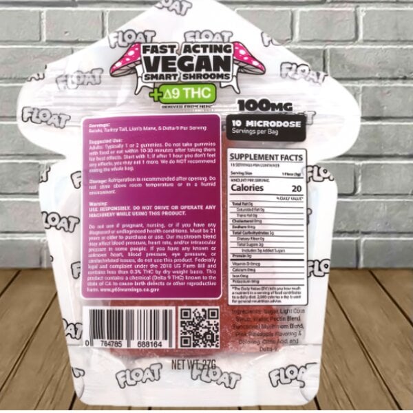 Float Mushroom Gummies | Smart Shrooms + D9 100mg - Image 2