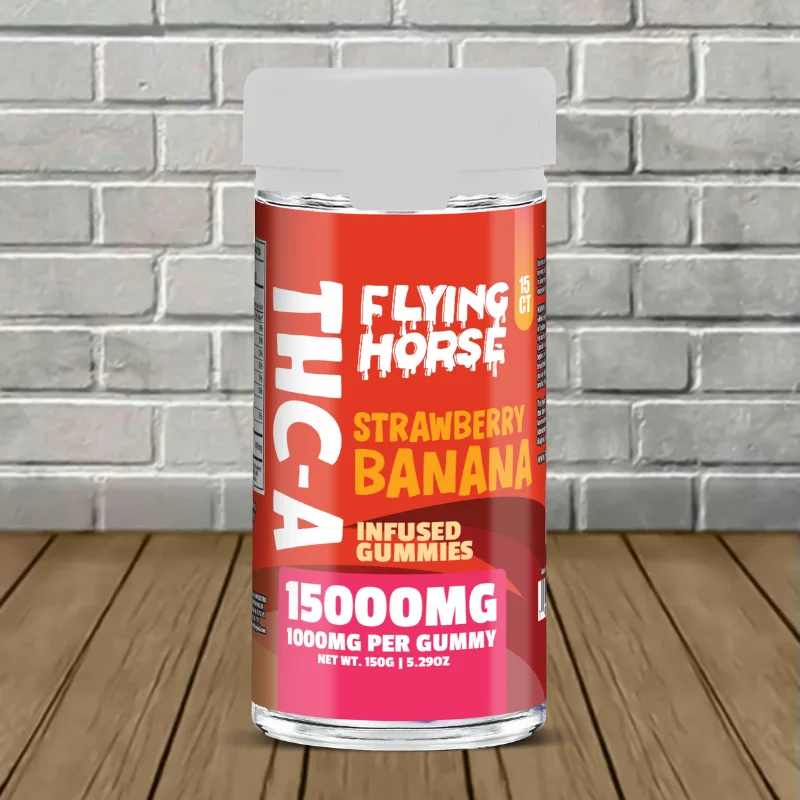 Flying Horse Exotic Blend Gummies 15000mg THCA - Image 2