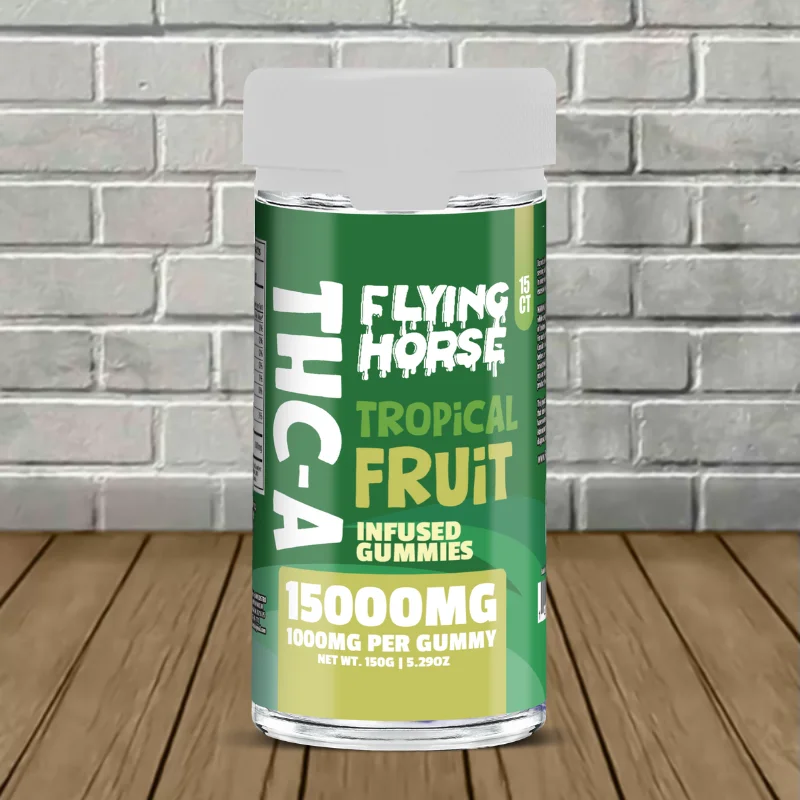 Flying Horse Exotic Blend Gummies 15000mg THCA - Image 6