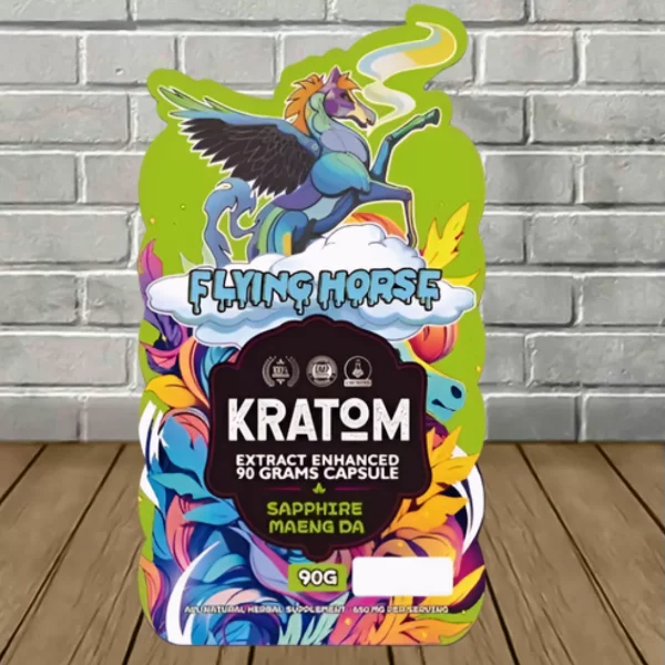 Flying Horse Extract Enhanced Kratom Capsules 132ct - Image 2