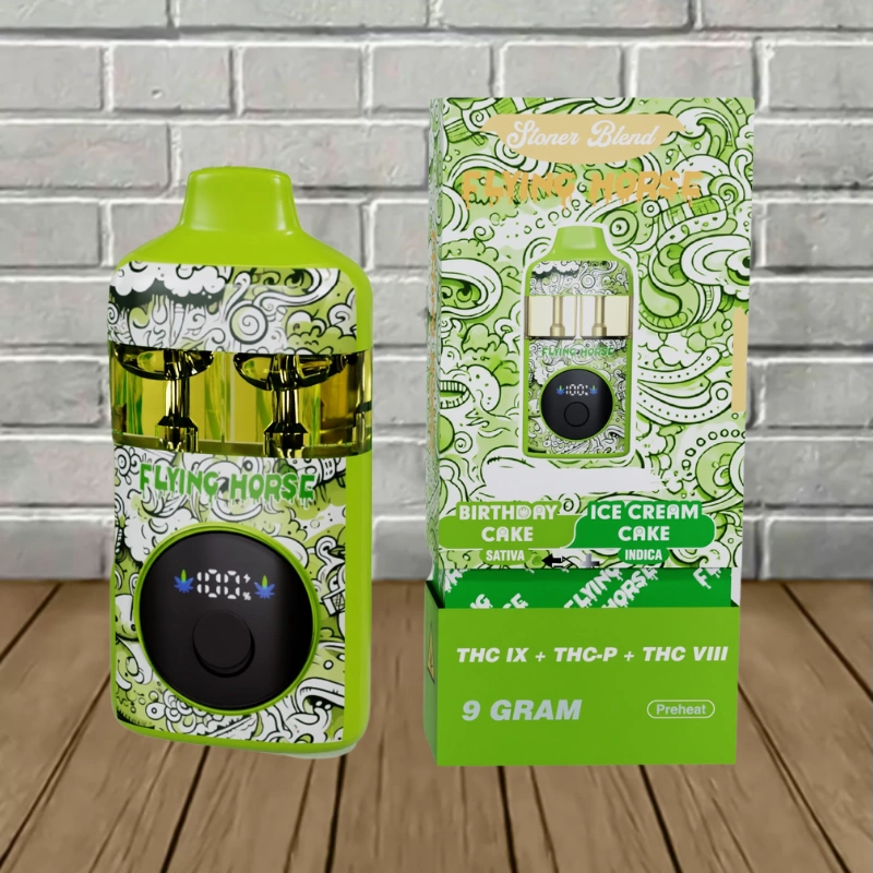 Flying Horse Stoner Blend THC Disposable 9g - Image 3