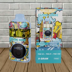 Flying Horse Stoner Blend THC Disposable 9g - Image 4