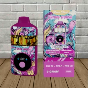 Flying Horse Stoner Blend THC Disposable 9g - Image 7