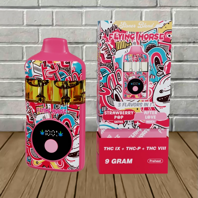 Flying Horse Stoner Blend THC Disposable 9g - Image 8