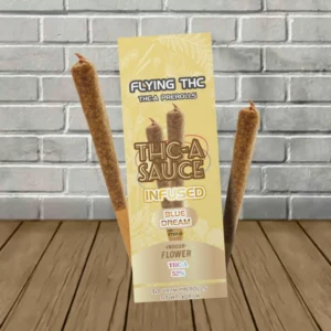 Alternative view of Flying Horse THCa Sauce Infused Prerolls 2g