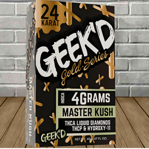 GEEK’D Extracts 24k Gold Series THCa + THCp Disposable 4g - Image 3