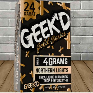 GEEK’D Extracts 24k Gold Series THCa + THCp Disposable 4g - Image 5