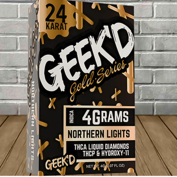 GEEK’D Extracts 24k Gold Series THCa + THCp Disposable 4g - Image 5
