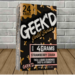 GEEK’D Extracts 24k Gold Series THCa + THCp Disposable 4g - Image 8