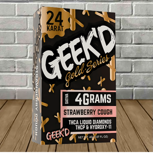 GEEK’D Extracts 24k Gold Series THCa + THCp Disposable 4g - Image 8