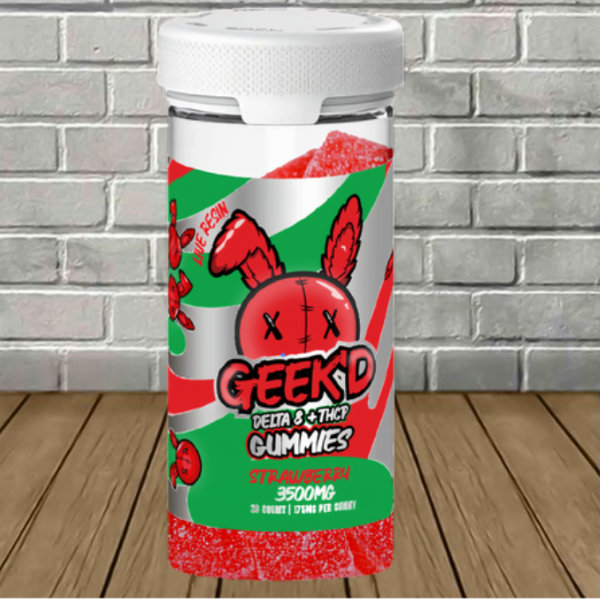 GEEK’D Extracts D8 + THCp Gummies 3500mg - Image 4
