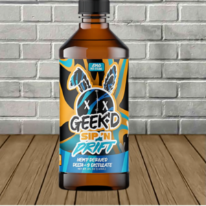 Alternative view of GEEK’D Extracts Sip ‘N Drift D9 Syrup 800mg