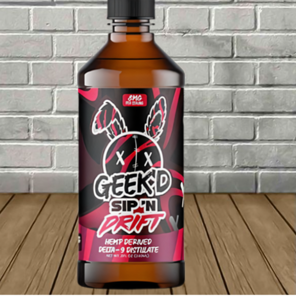 GEEK’D Extracts Sip ‘N Drift D9 Syrup 800mg - Image 3