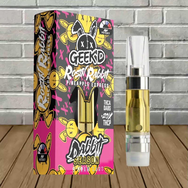 Geek’d Extracts Dabbit Season THCa | THCp 20x Cart 0.5g - Image 5