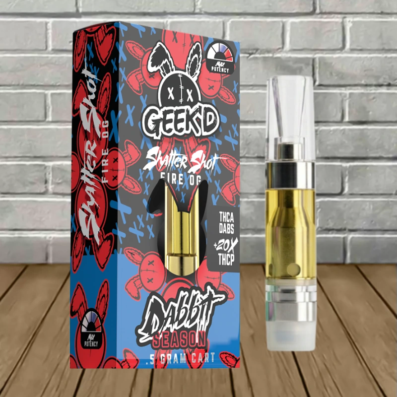 Geek’d Extracts Dabbit Season THCa | THCp 20x Cart 0.5g - Image 6
